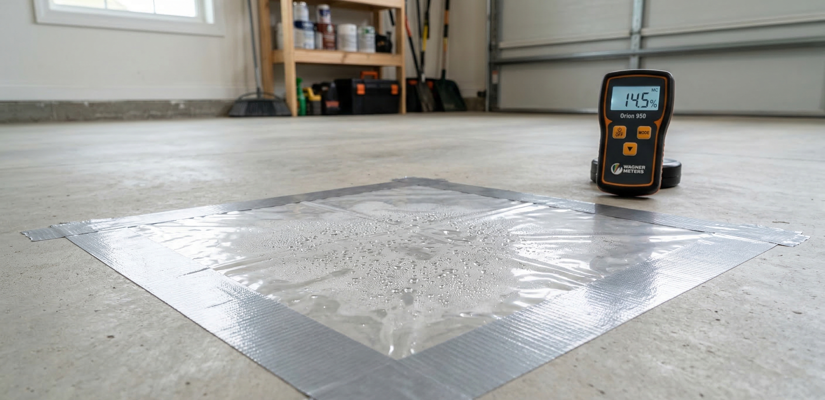 The Moisture Test: How to Check Your Garage Floor for Damp
