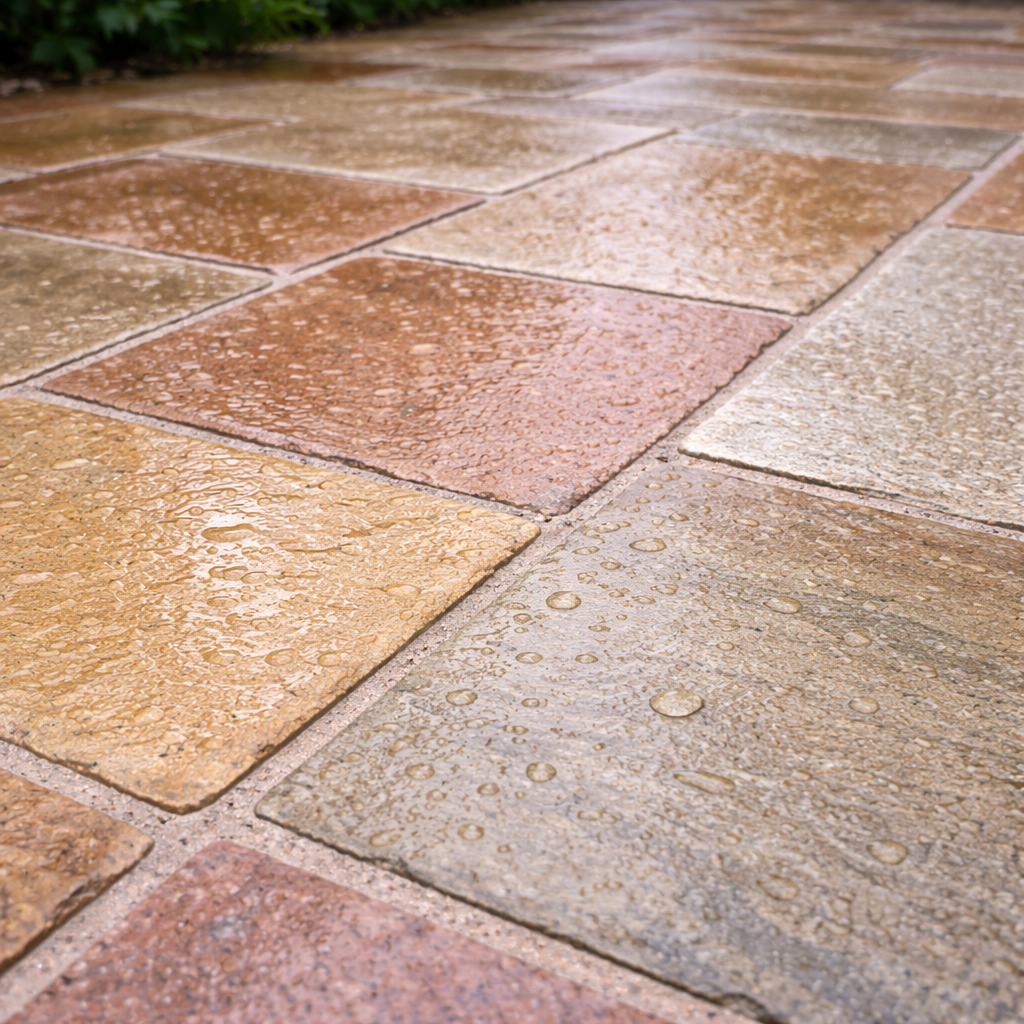 patio sealed and water now beading