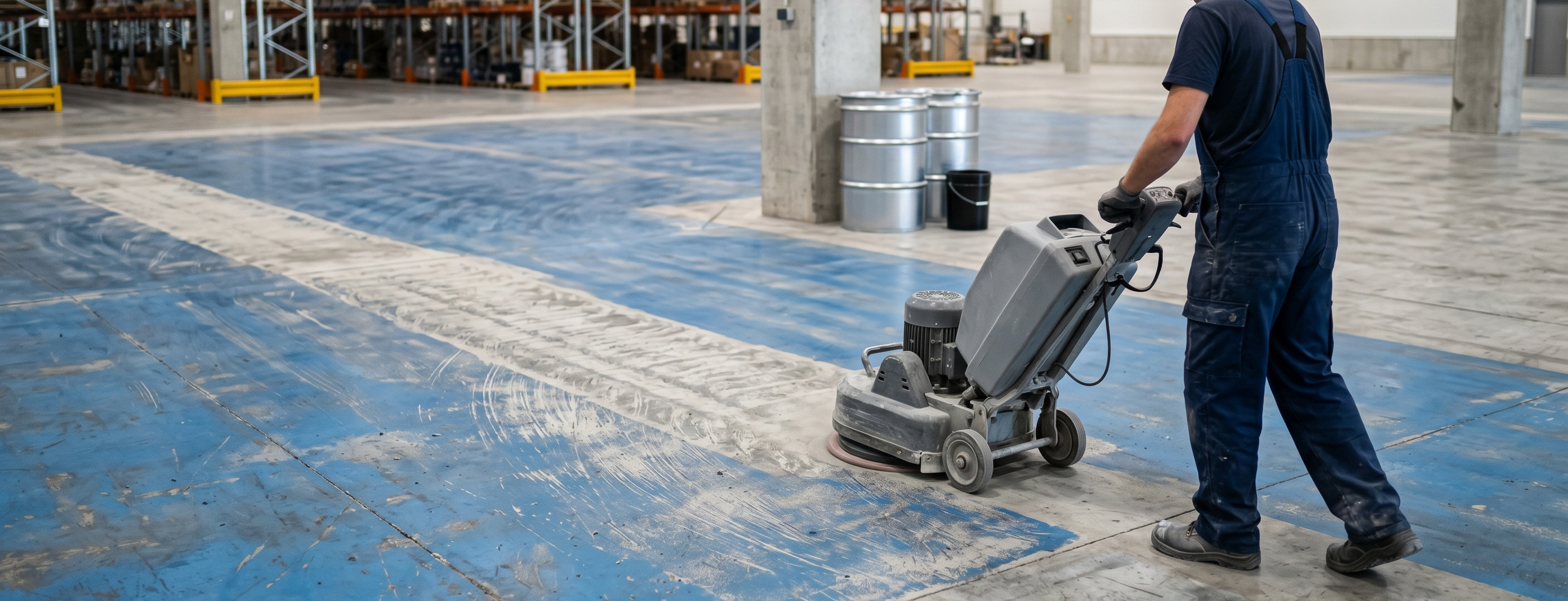 How to Sand a Painted Concrete Floor for Recoating